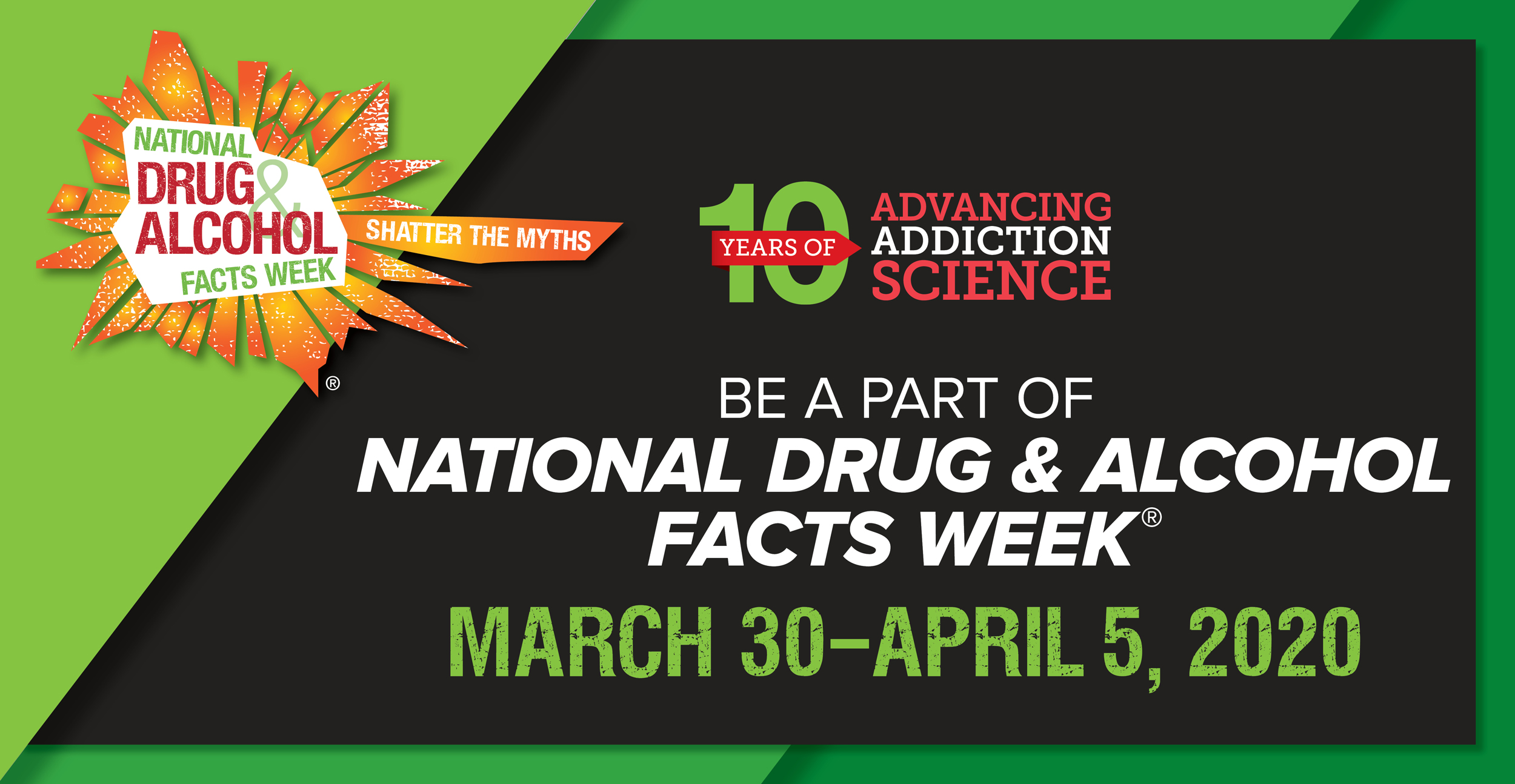 National drug and alcohol week logo