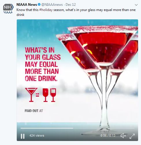 Twitter What is in Your Drink - shows cocktail glass