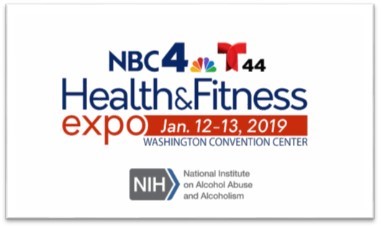 Logo for NBC4 Health and Fitness Expo with NIAAA logo