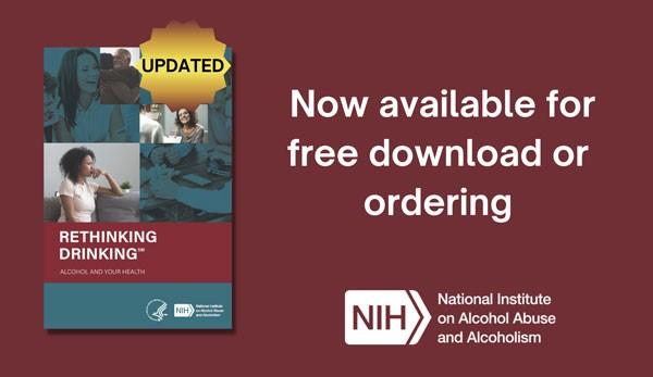 Now available for free download or ordering: Updated Rethinking Drinking booklet