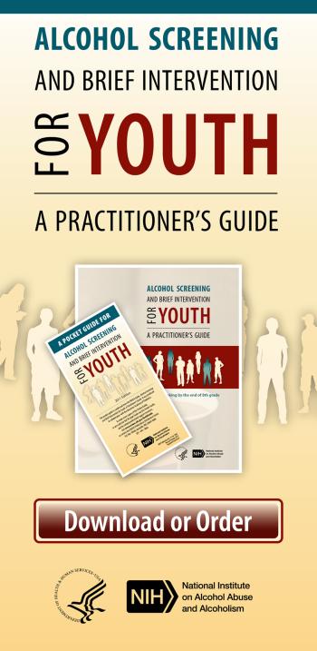 thumbnail image of the alcohol screening youth guide
