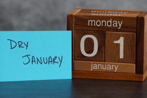 decorative image for Dry January blog post